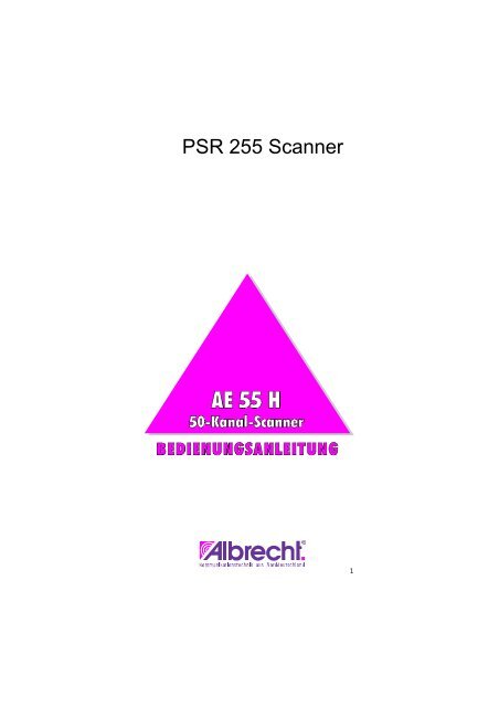 PSR 255 Scanner