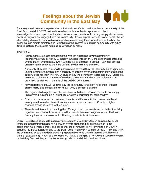 East Bay Jewish Community Study - Jewish Federation of the ...