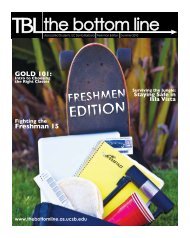 freshman edition 2010 - The Bottom Line UCSB - University of ...