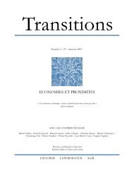 Transitions - Association The Co-Evolution Project