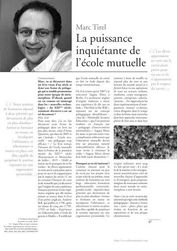 La puissance inquiÃ©tante de l'Ã©cole mutuelle - Association The Co ...