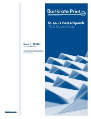 St. Louis Post-Dispatch CD & Deposit Guide