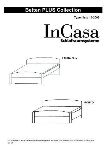 2009 Betten PLUS Collection - InCasa