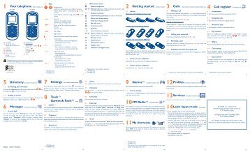 Manual de usuario Alcatel OT 208