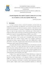 Estudo fitoquÃ­mico das espÃ©cies Copaifera sabulicola J.A.S. Costa ...