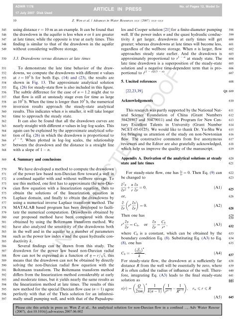 An analytical solution for non-Darcian flow in a confined