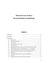 Manual de boas Práticas Da Especialidade de Radiologia ÍNDICE