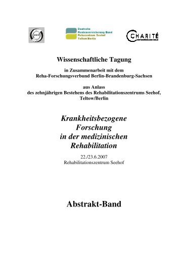 Abstrakt-Band - Fachklinik Bad Bentheim