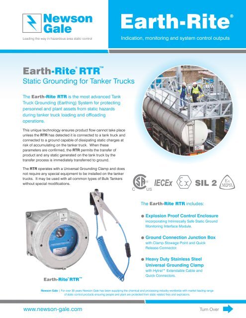 Earth-Rite RTR Datasheet - Newson Gale