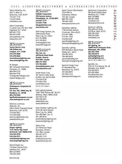 contents - Illuminating Engineering Society