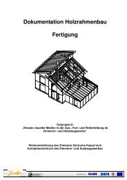 Dokumentation Holzrahmenbau Fertigung - Holzbau ...