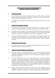 ARCADIS Internal complaints procedure