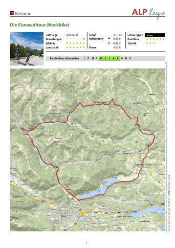 Rennrad Die Eisnwadltour (Nockbike)