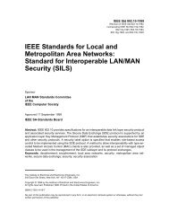 IEEE Std 802.10-1998 Revision of 802.10-1992, incorporating ... - Free