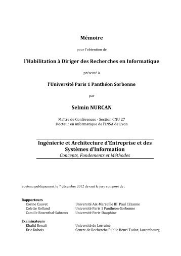 d'Information!! - CRI - Université Paris 1 Panthéon-Sorbonne
