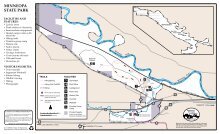 Minnesota River Map Dnr Minneopa State Park Map (Dnr) - Minnesota River Basin Data Center