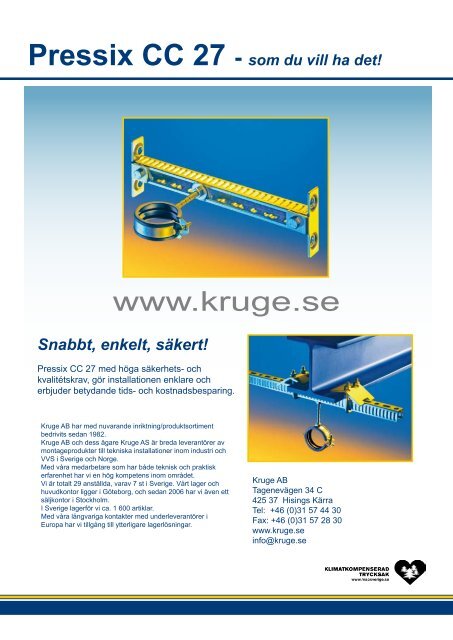 Pressix CC 27 - Kruge Sverige AB