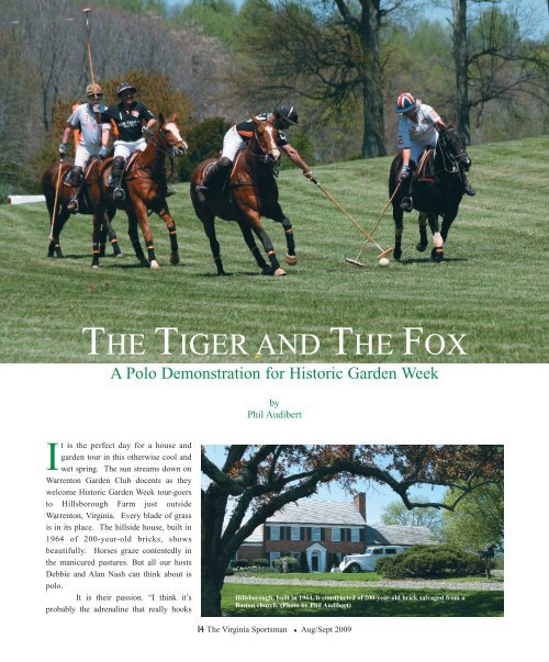 THE TIGER AND THE FOX - The Virginia Sportsman