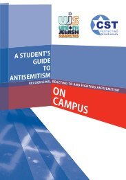 Student's Guide to Antisemitism - Community Security Trust