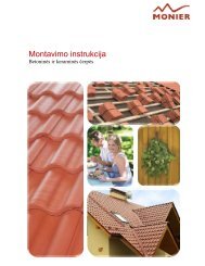 Monier ÄerpiÅ³ montavimo instrukcija - Stogdengiai.lt