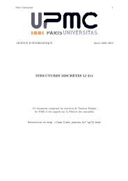 STRUCTURES DISCR`ETES LI 214 - liafa