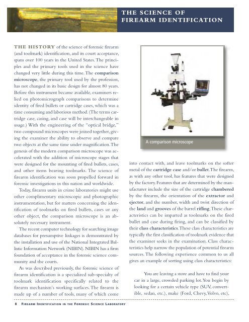 Firearm Identification in the Forensic Science Laboratory