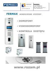 Aparat domofonowy FERMAX iLoft - Rozam