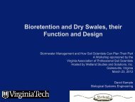 Bioretention and Dry Swales