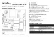 T22 - instrukcja programowania - ANDOVE