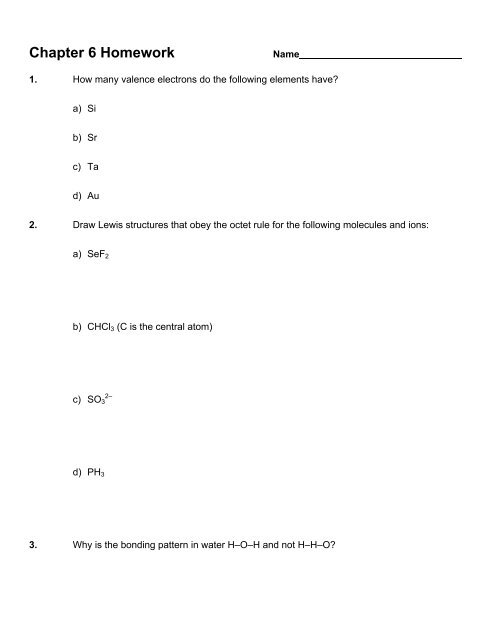Chapter 6 Homework alt