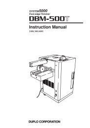 Instruction Manual - Godar Machinery