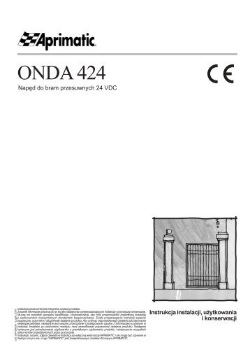 ONDA 424 - instrukcja - ANDOVE