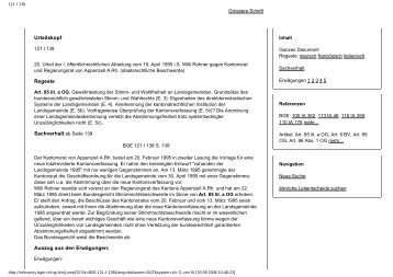 Urteilskopf Regeste Sachverhalt ab Seite 139 Auszug aus ... - C2D