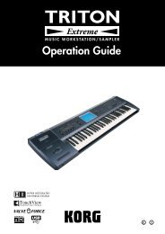 TRITON Extreme Operation Guide - Music123