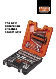 The new generation of Bahco socket sets - Trade Tools