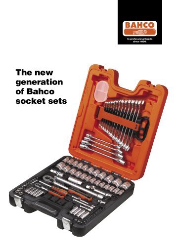 The new generation of Bahco socket sets - Trade Tools