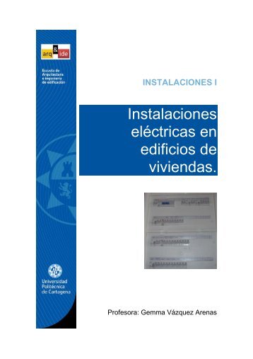 Instalaciones eléctricas en edificios de viviendas.