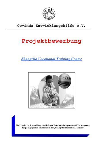 SVTC Projekt - Govinda e.V. - Govinda Entwicklungshilfe e.V.