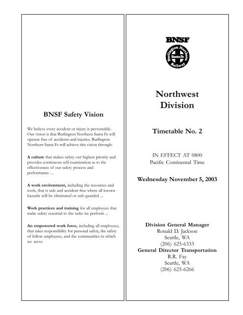 2 11/5/03 - Friends of the Burlington Northern Railroad