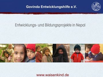 Entwicklungs- und Bildungsprojekte in Nepal - Govinda ...