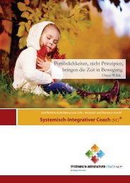 Systemisch-Integrativer Coach - zur Coaching-Ausbildung