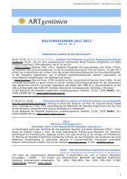 Kulturkalender Juli 2012