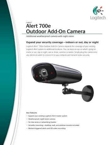 Alert 700e Outdoor Add-On Camera