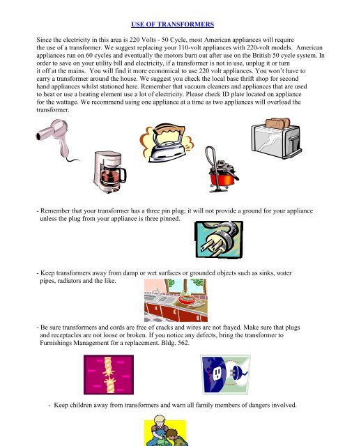 Furnishings Brochure - Loaner Furniture - Air Force Housing