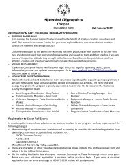 Registration to Coach Fall Sports Fall Season 2012