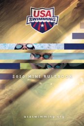USA Swimming Mini Rule Book - Blue Wave Swim Team