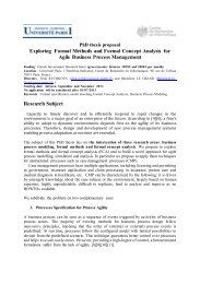 Exploring Formal Methods and Formal Concept Analysis for ... - CRI