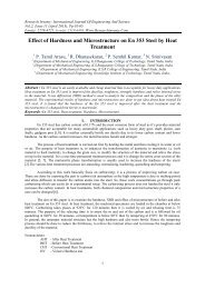 Effect of Hardness and Microstructure on En 353 ... - Research Inventy