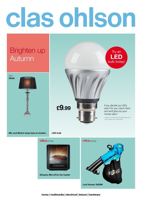 Brighten up Autumn - Clas Ohlson