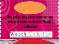 Des robes longuesetcourtestendances et confortablessur Waooh-Collection
